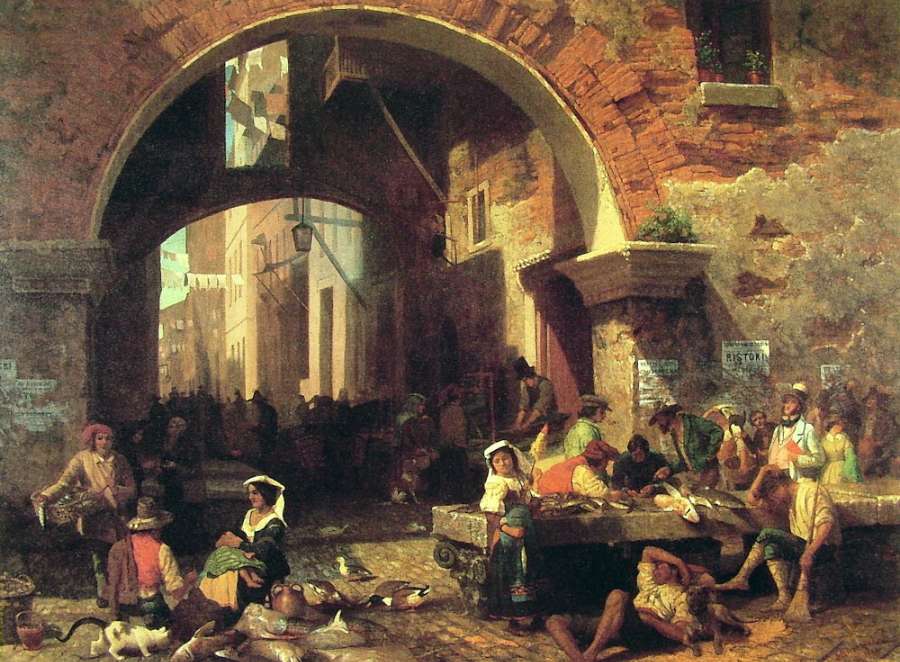 The Arch of Octavius by Albert Bierstadt