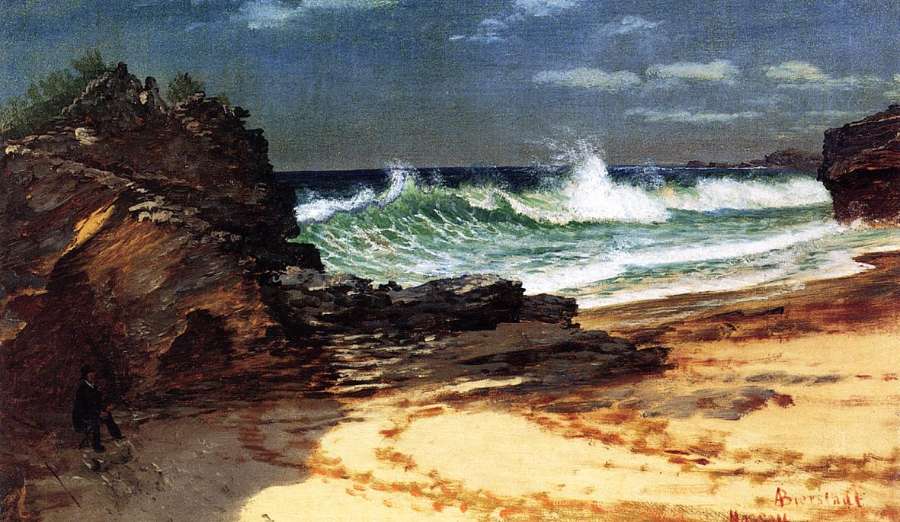 Beach at Nassau 2 by Albert Bierstadt