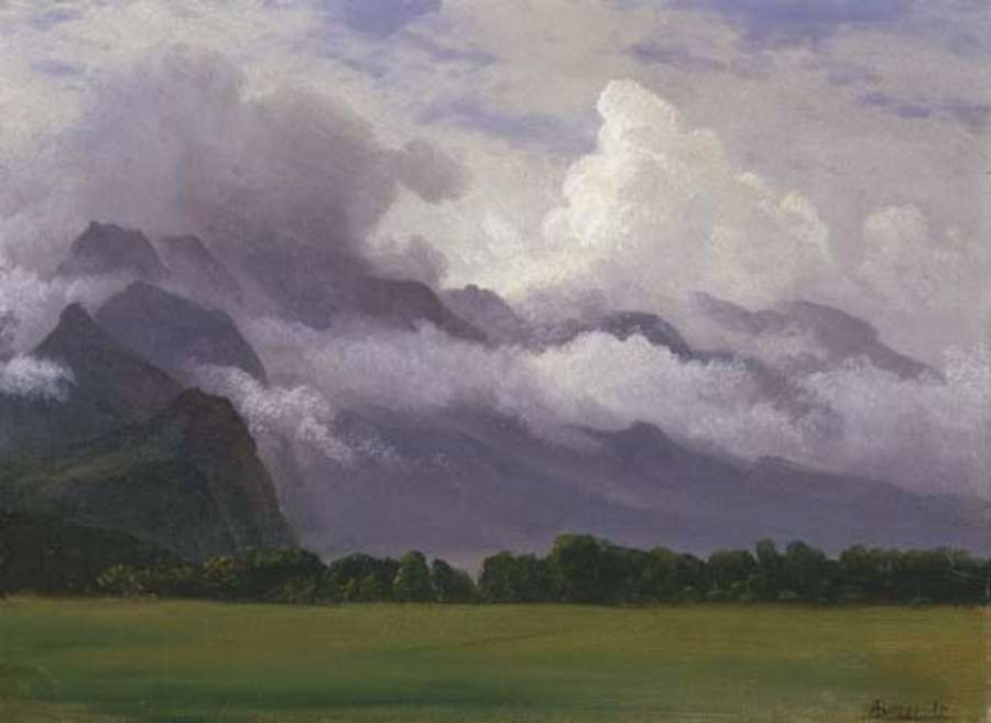 Clouds in Owens Valley by Albert Bierstadt