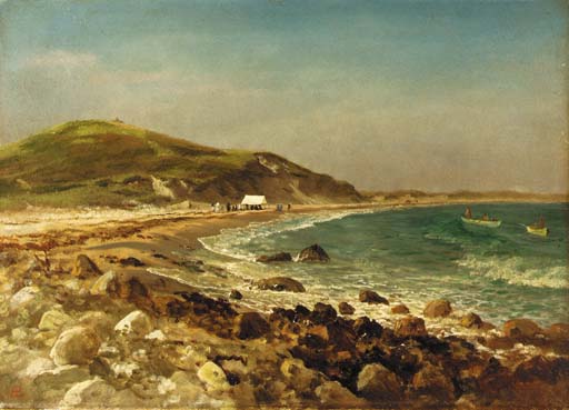 Coastal Scene by Albert Bierstadt