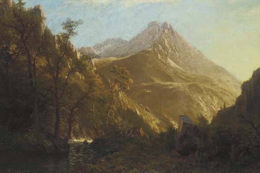 Wasatch Mountains 2 by Albert Bierstadt