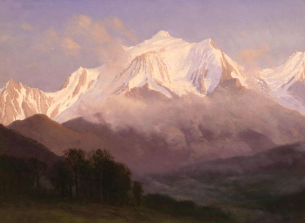 Grand Tetons by Albert Bierstadt