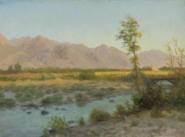 Prairie Landscape by Albert Bierstadt