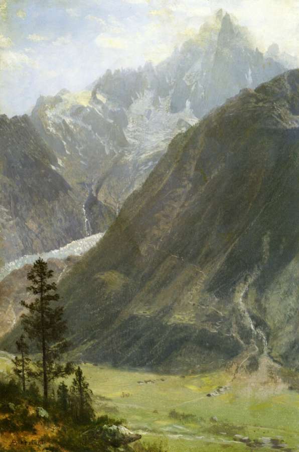 Mountain Landscape 2 by Albert Bierstadt