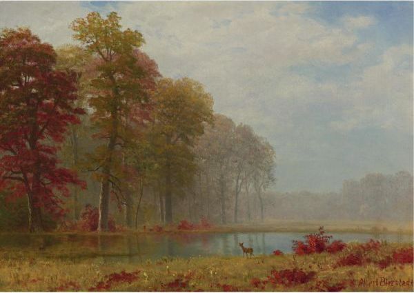 Autumn On The River by Albert Bierstadt