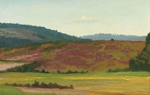Rolling Hills, Westphalia, Germany by Albert Bierstadt