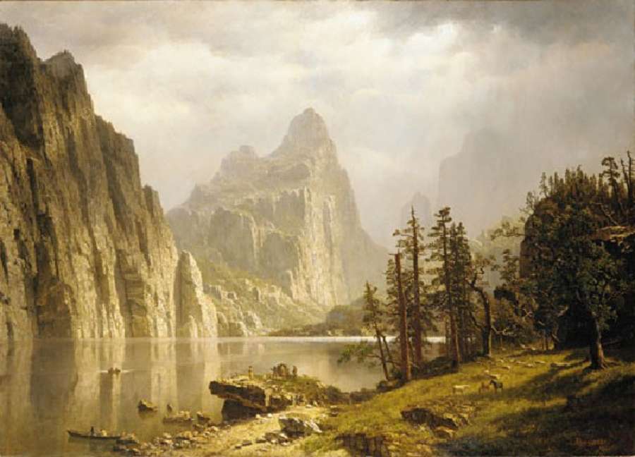 Merced River  Yosemite Valley by Albert Bierstadt