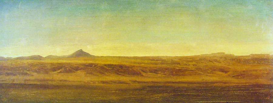 On The Plains by Albert Bierstadt