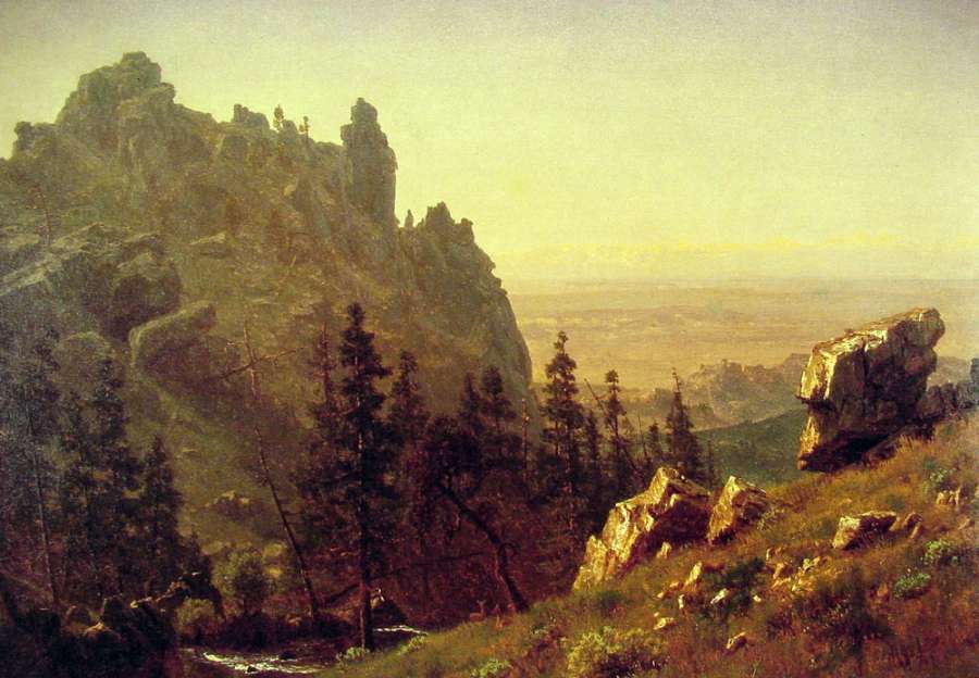 Wind River Country by Albert Bierstadt