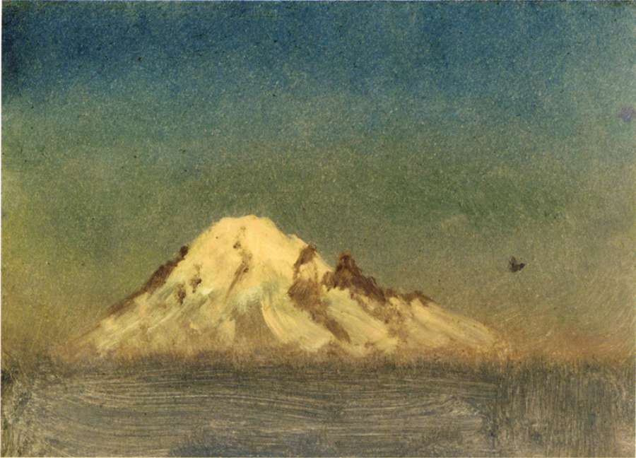 Snow Capped Moutain by Albert Bierstadt