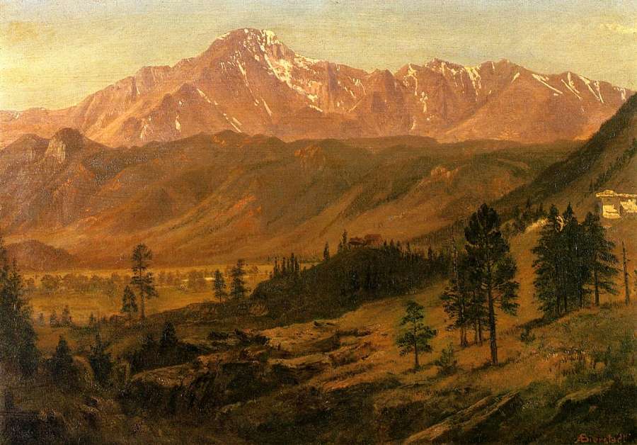 Pikes Peak by Albert Bierstadt