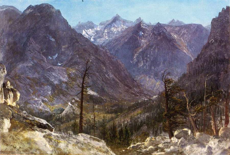 Estes Park  Colorado by Albert Bierstadt
