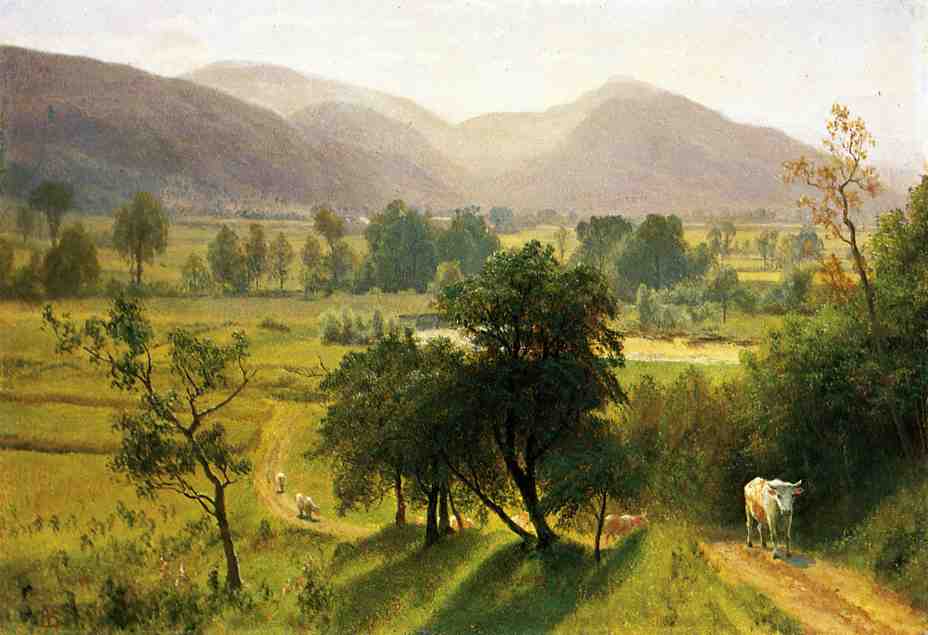 Conway Valley  New Hampshire by Albert Bierstadt
