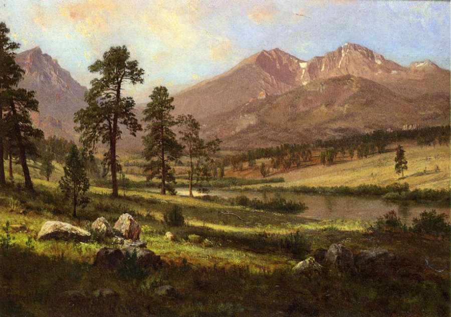 Long's Peak, Estes Park, Colorado 2 by Albert Bierstadt