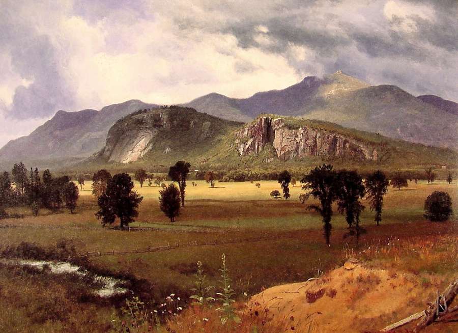 Moat Mountain Intervale, New Hampshire 2 by Albert Bierstadt