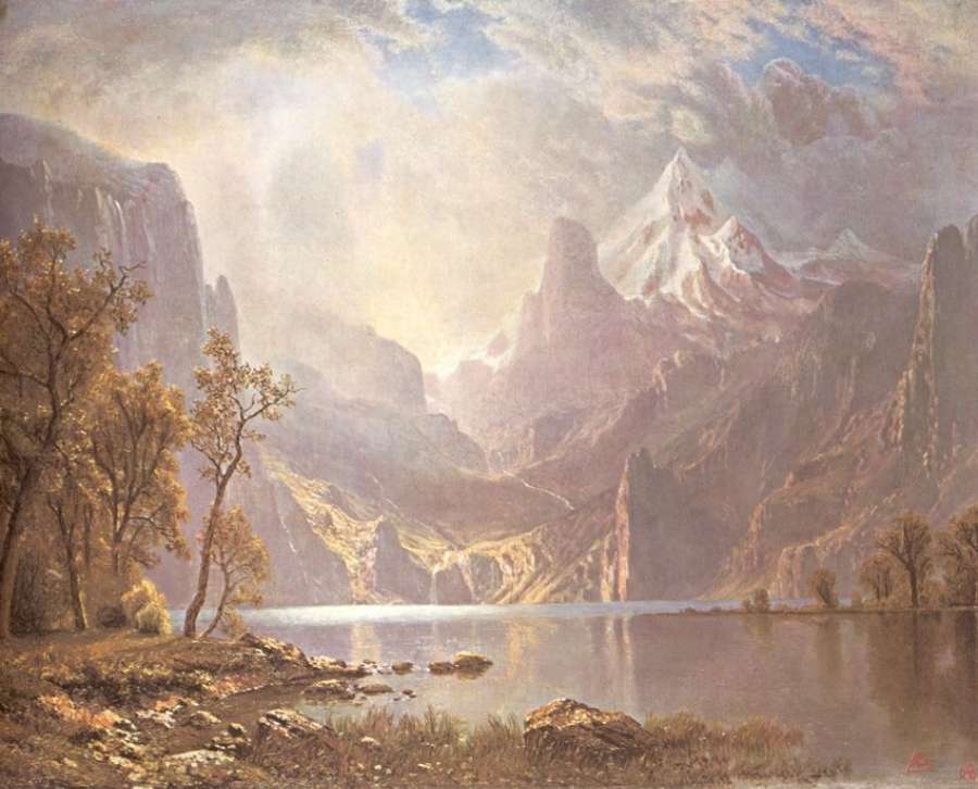 The Tahoe's Lake by Albert Bierstadt