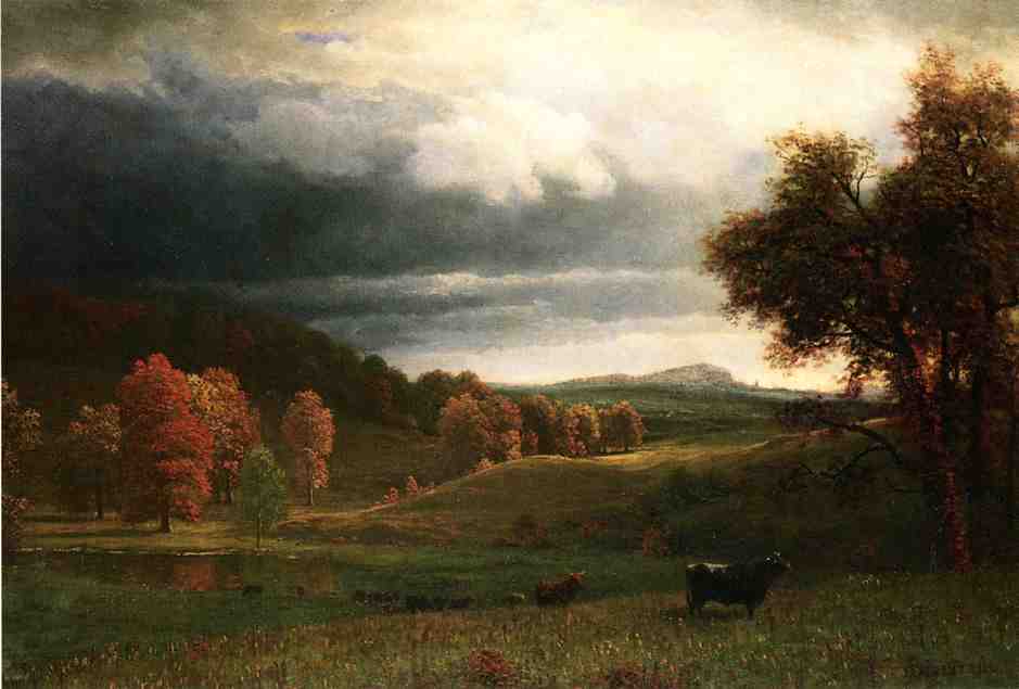 Autumn Landscape: The Catskills by Albert Bierstadt