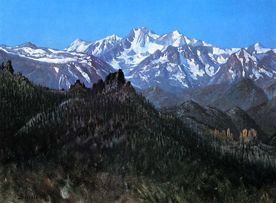 Sierra Nevada (or From the Head of the Carson River) by Albert Bierstadt