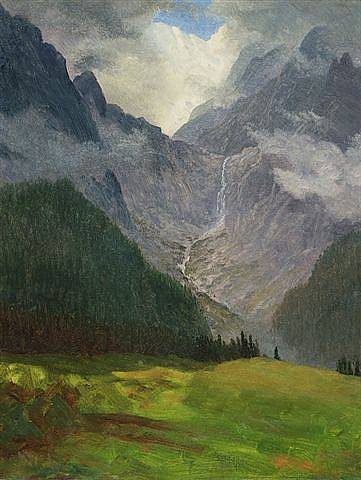 Storm in the Rocky Mountains by Albert Bierstadt