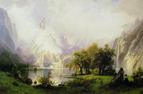 Rocky Mountain Landscape, 1870 by Albert Bierstadt