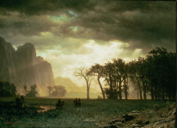 Passing Storm in Yosemite, 1865 by Albert Bierstadt