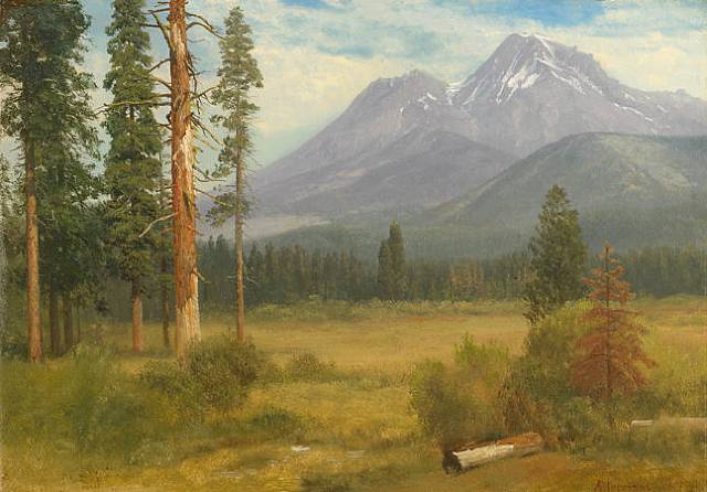 Mt. Shasta, California by Albert Bierstadt
