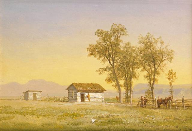 Homestead in the Rocky Mountains 1863 by Albert Bierstadt