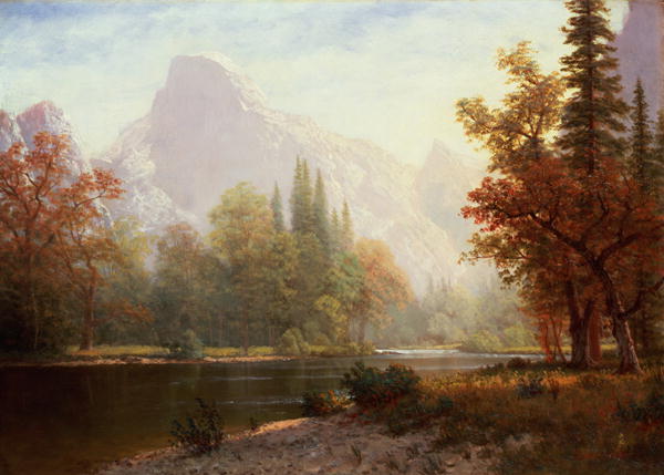 Half Dome, Yosemite by Albert Bierstadt