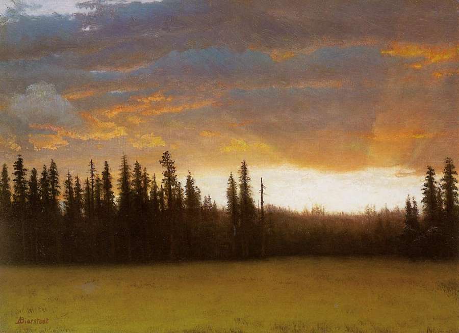 California Sunset (2) by Albert Bierstadt