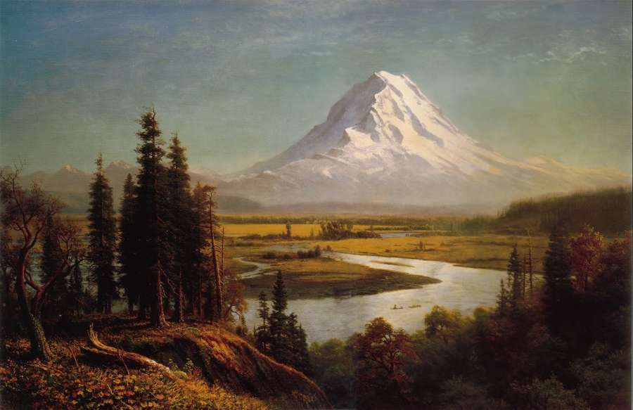 Mount Rainier by Albert Bierstadt