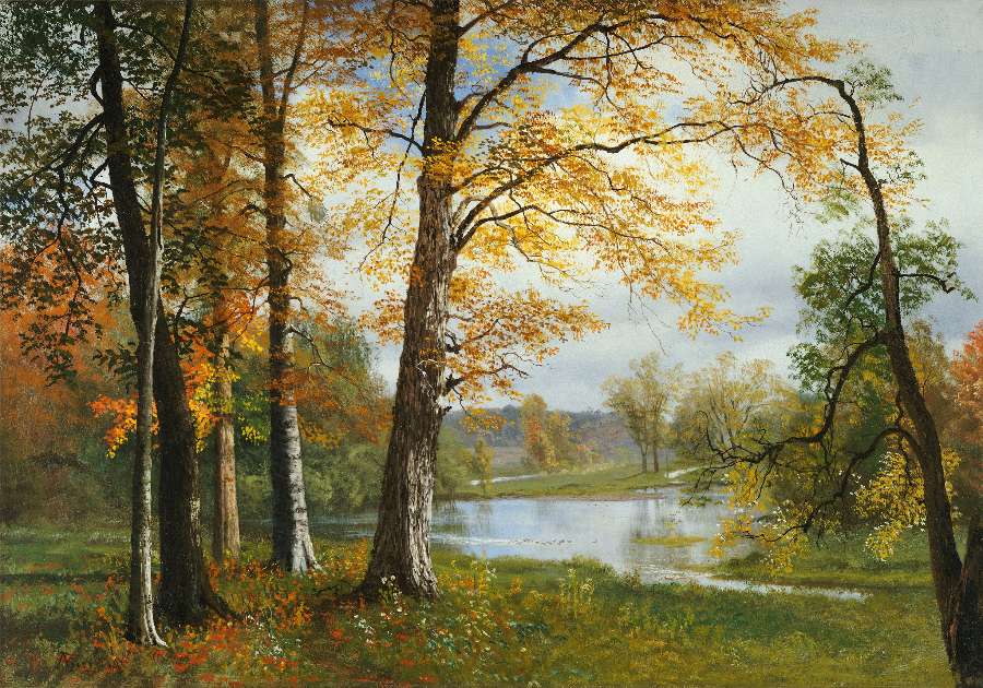 A Quiet Lake by Albert Bierstadt