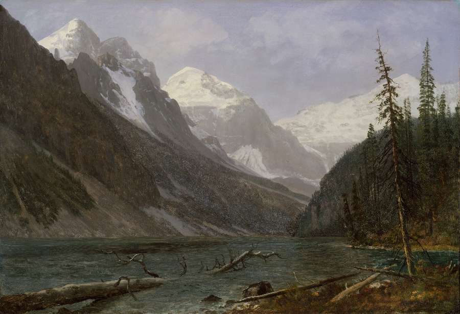 Canadian Rockies (Lake Louise) 1889 by Albert Bierstadt