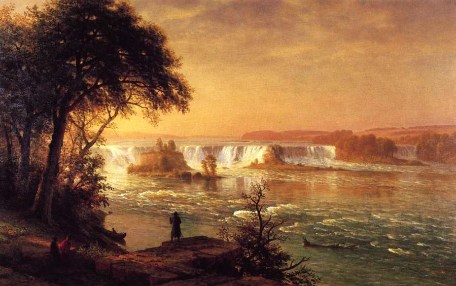 The Falls Of St  Anthony by Albert Bierstadt