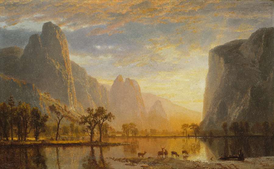 Valley of the Yosemite 1864 by Albert Bierstadt