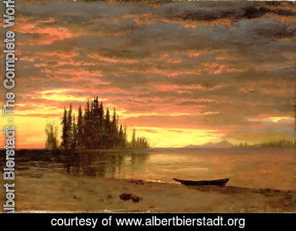 Albert Bierstadt - California Sunset