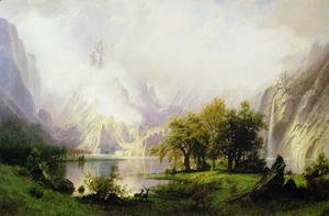 Albert Bierstadt - Rocky Mountain Landscape, 1870
