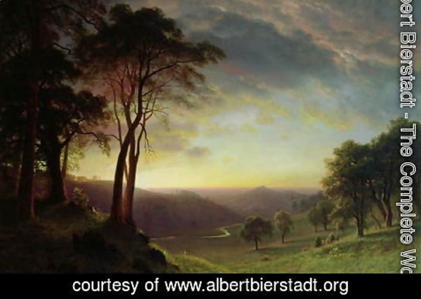 Albert Bierstadt - The Sacramento River Valley
