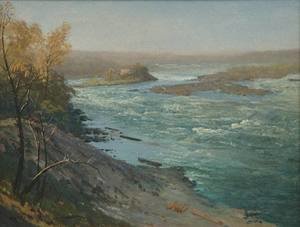 Albert Bierstadt - Upper Rapids, Niagara Falls