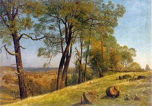 Albert Bierstadt - Landscape, Rockland County, California