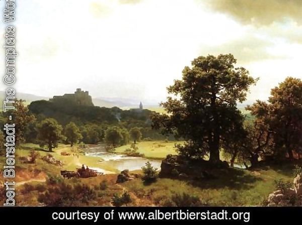 Albert Bierstadt - Day's Beginning