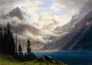 Albert Bierstadt - Mountain Scene I