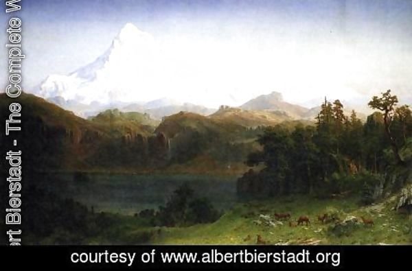Albert Bierstadt - Mount Hood, Oregon