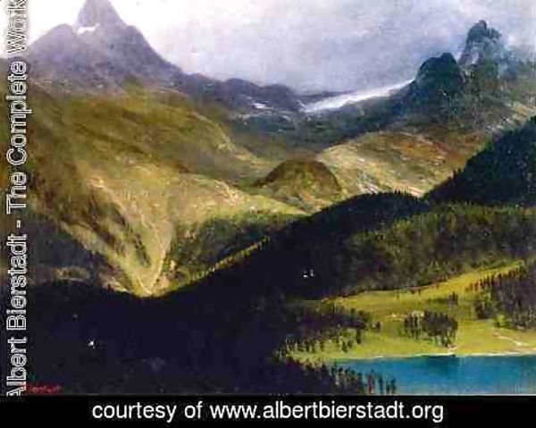 Albert Bierstadt - Mountain Landscape II