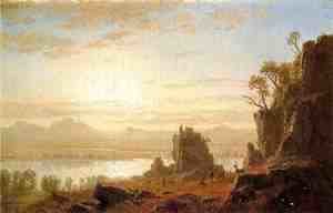 Albert Bierstadt - The Columbia River, Oregon
