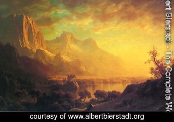 Albert Bierstadt - Wind River, Wyoming