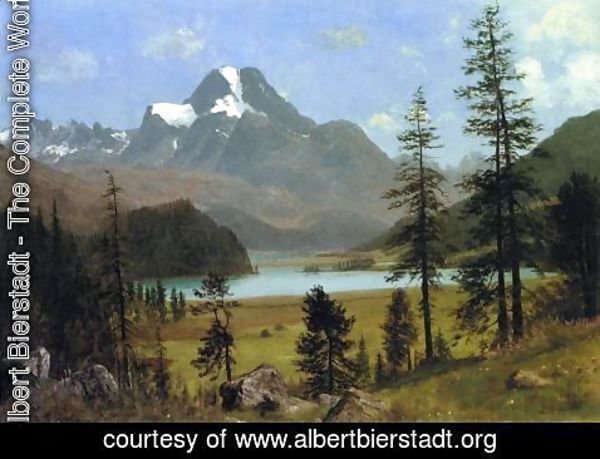 Albert Bierstadt - Long's Peak, Estes Park, Colorado