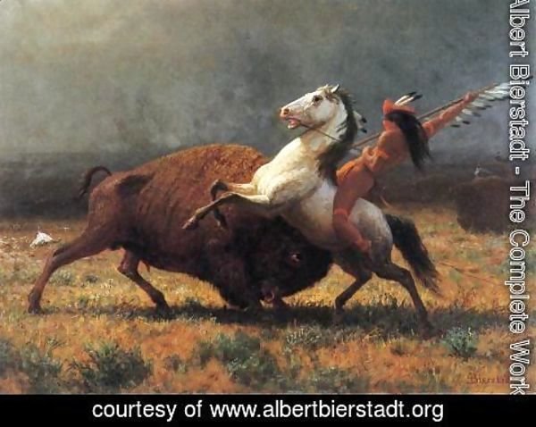 Albert Bierstadt - The Last of the Buffalo II