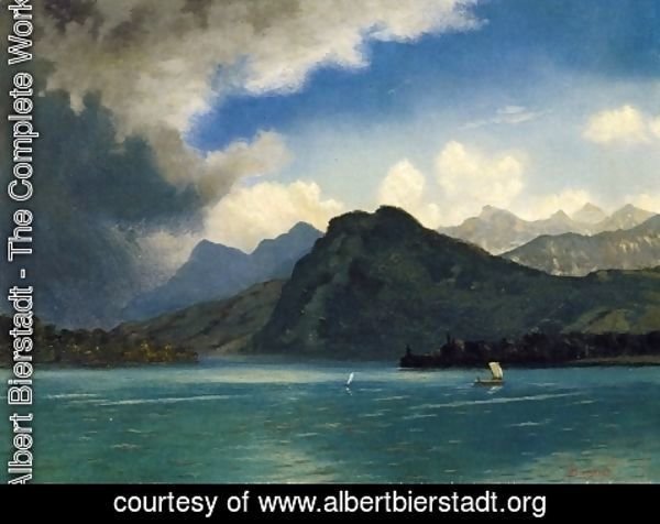 Albert Bierstadt - Approaching Storm