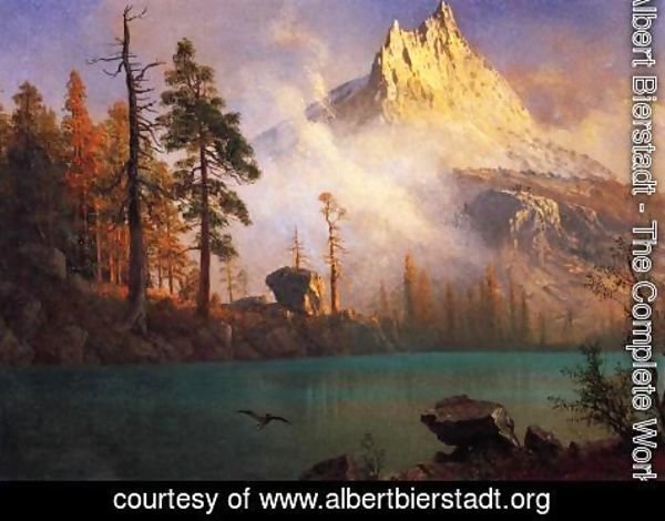 Albert Bierstadt - Mountain Lake III