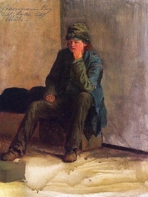 Albert Bierstadt - Mormon Boy, Salt Lake City